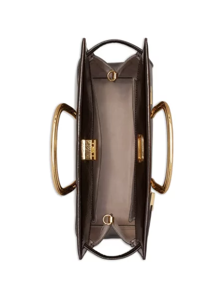 Shopper táska Tory Burch barna