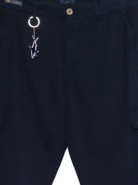 Pantaloni cargo Paul & Shark cu autograf albastru