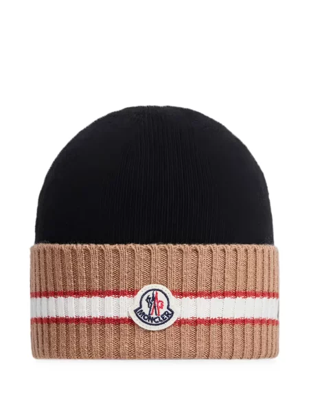 Σκούφος Moncler Enfant μαύρο