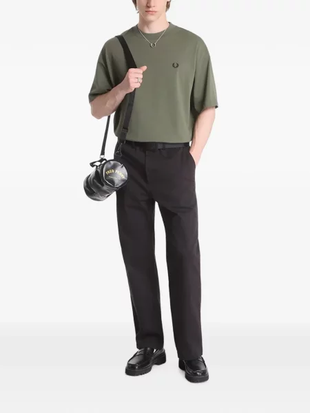 Tricou Fred Perry cu broderie verde
