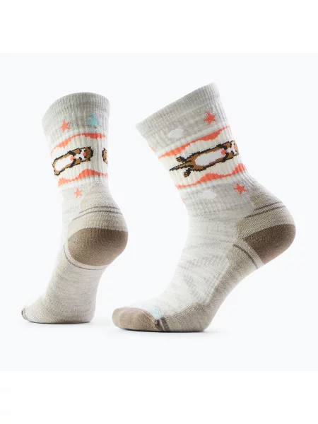 Дамски чорапи Smartwool Hike Otter Float Crew ash