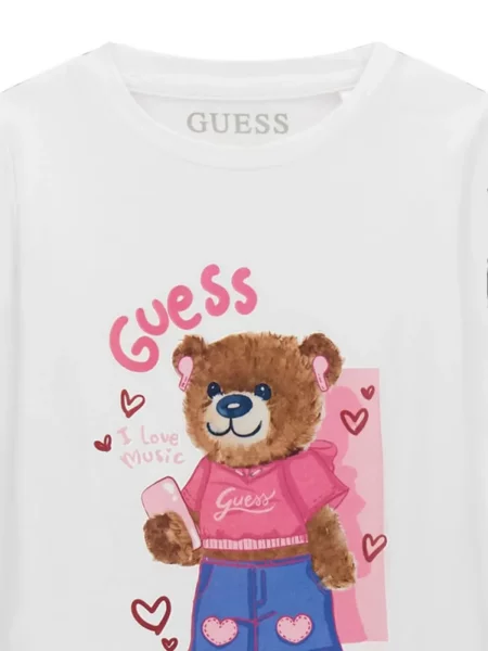 Μπλούζα Guess λευκό