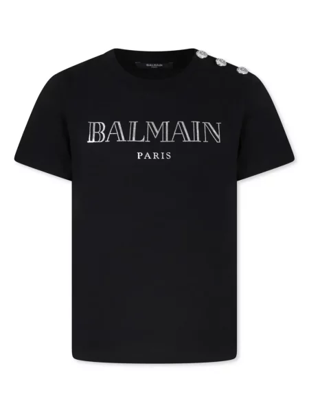 Koszulka dziecięca Balmain czarna