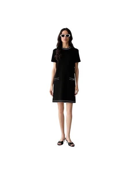 Sukienka mini Karl Lagerfeld dzwony czarna