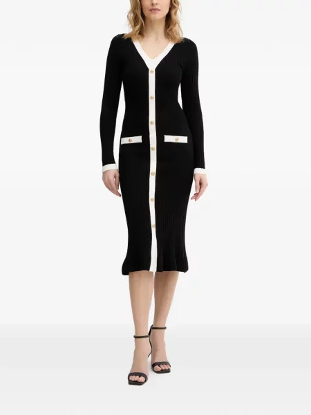 Rochie midi Guess negru