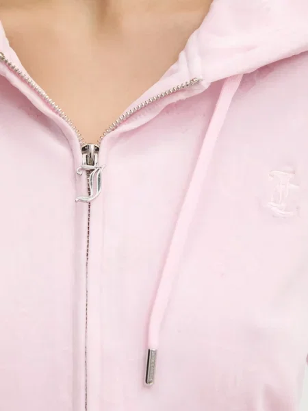 Juicy Couture velúr pulóver rózsaszín
