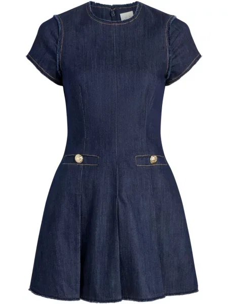 Rochie din denim Cinq A Sept de costum albastru
