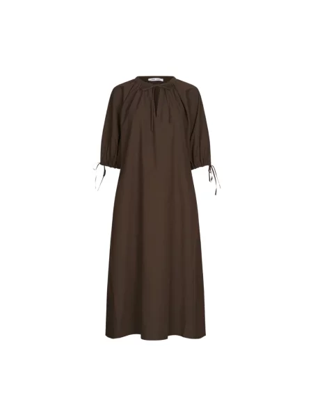Samsøe Samsøe Sukienki Kobieta XS Samateran Dress brązowy