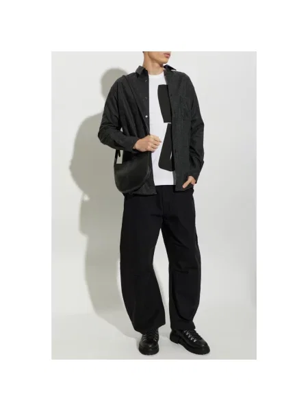 Koszula Comme Des Garcons wełniana szara