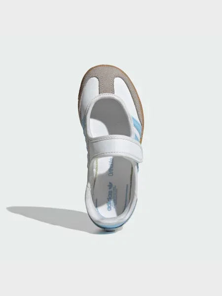 Шкіряні Дитячі Балетки adidas Samba білий