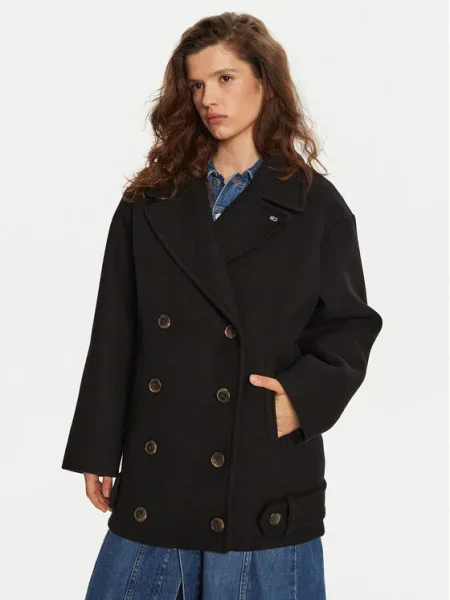 Tommy Jeans Palton negru