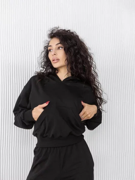 Спортивный костюм Totalfit с капюшоном черный