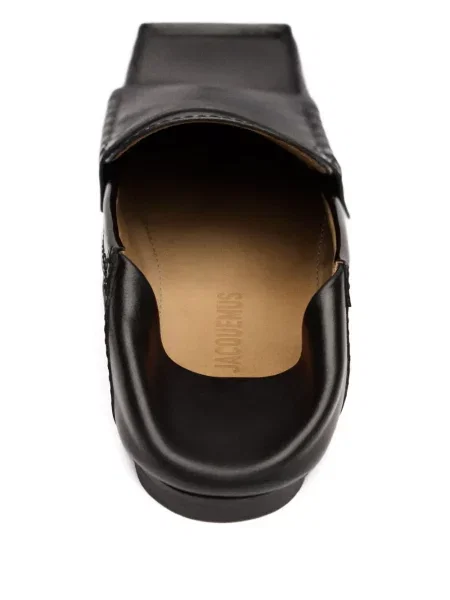 Loafers Jacquemus bez podpatku černé