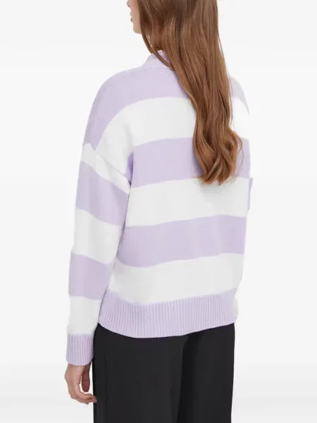 Pulover Benetton cu dungi violet