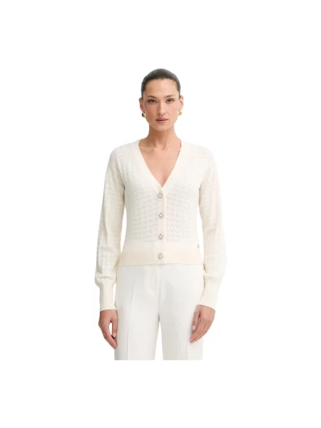 Guess Sweter Kremowy beżowy
