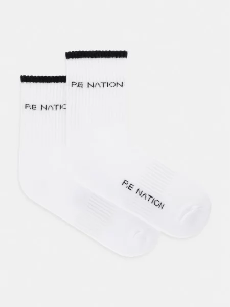 P.E Nation ponožky Vita bílé