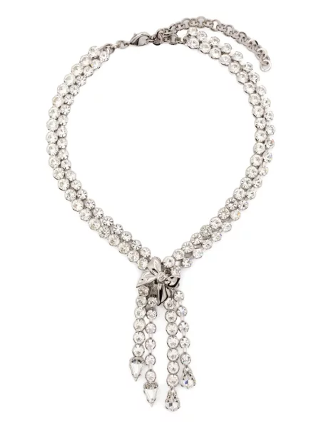 Náhrdelník Alessandra Rich s třásněmi stříbrný