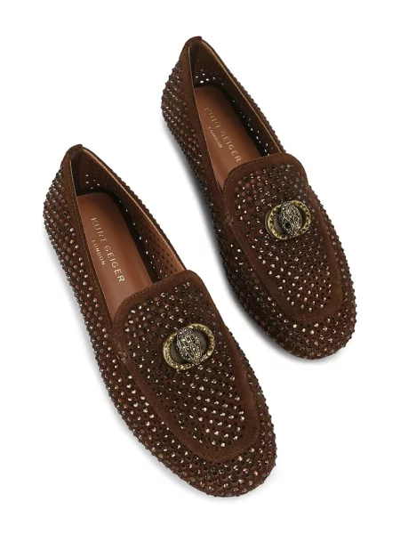 Kurt Geiger London loaferji semiš Mayfair Loafer rjava