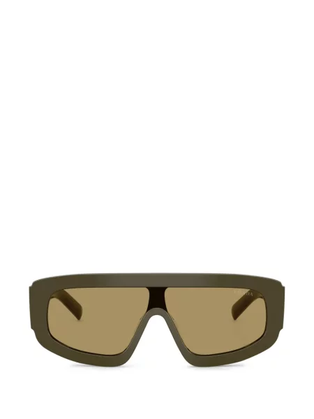Ochelari de soare Prada Eyewear cu imprimeu geometric verde
