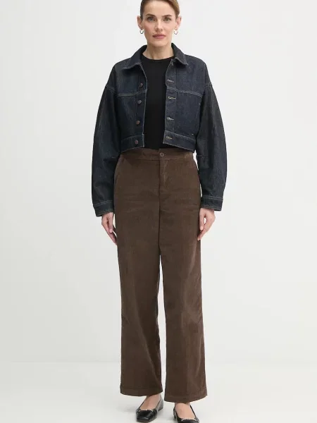 Traper jakna Calvin Klein Jeans tamno za prijelazno razdoblje oversize plava
