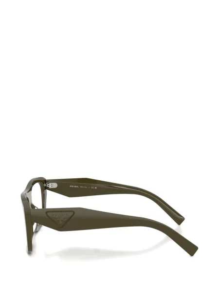 Ochelari de soare Prada Eyewear cu autograf verde