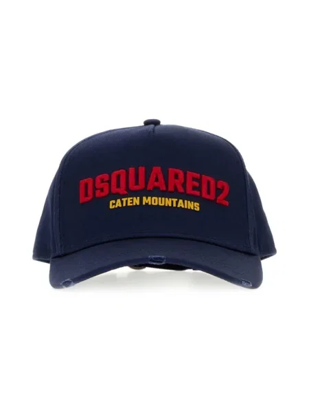 Czapka z daszkiem Dsquared2 niebieska