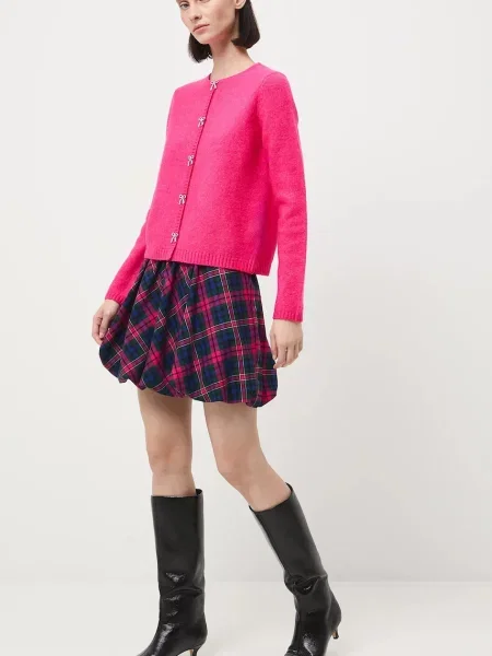 Кардиган з домішкою вовни Medicine легке рожевий