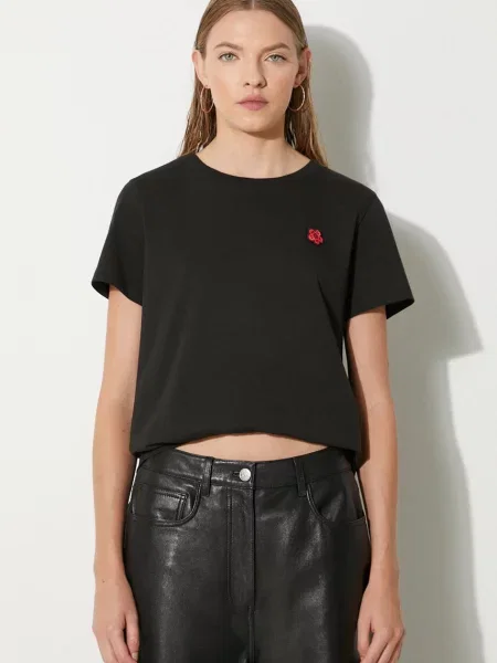 Kenzo Koszulki Kobieta M Stylowy Modny Produkt dla Ciebie czarny
