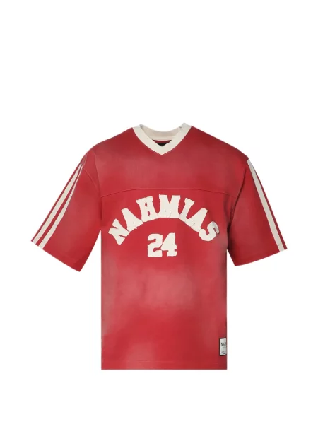 Tricou Nahmias din jerseu roșu