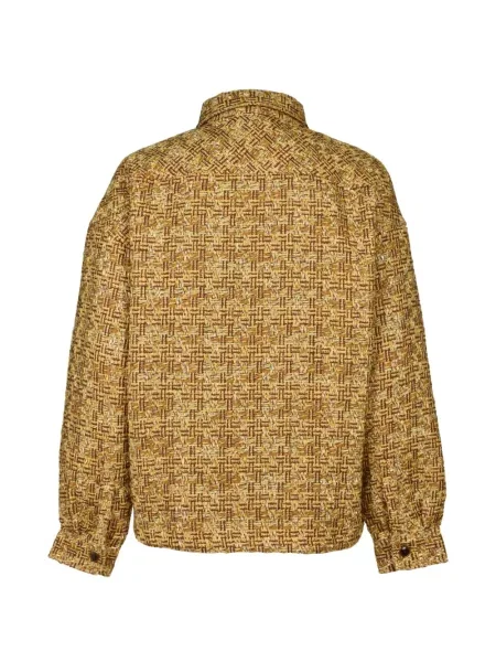 Cămașă Breath din tweed galben