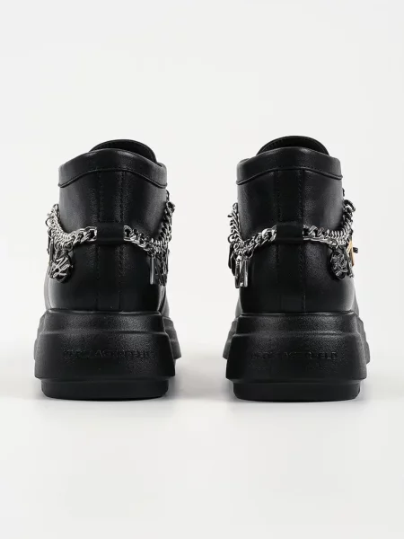 Кожаные ботильоны Karl Lagerfeld на платформе