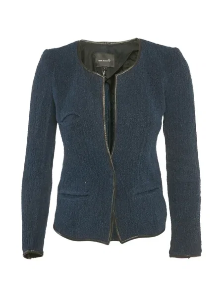 Geacă Isabel Marant din tweed albastru