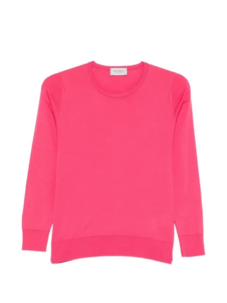 Πουλόβερ John Smedley ροζ