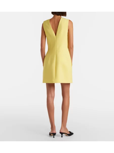 Rochie Emilia Wickstead cu funde galben