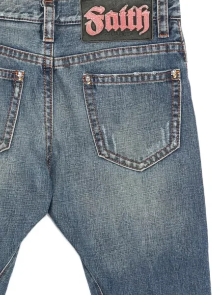 Decupat blugi Dsquared2 albastru