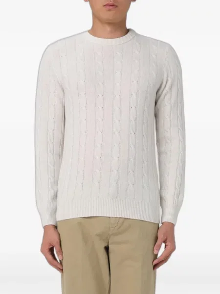 Sweter Xc z okrągłym dekoltem biały