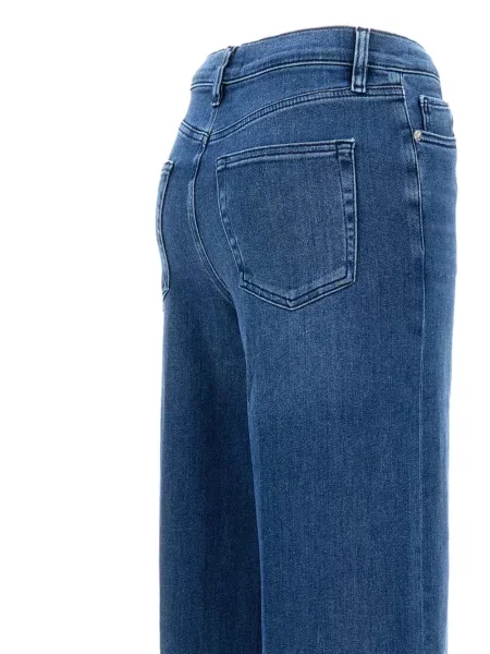 Pantaloni Frame cu 5 buzunare albastru