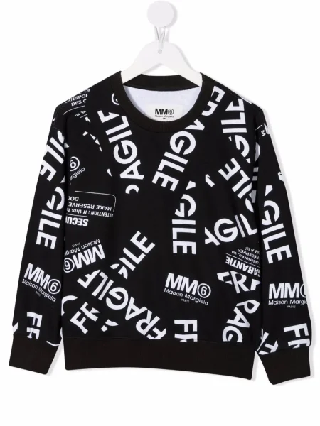 Bluza dziecięca Mm6 Maison Margiela czarna