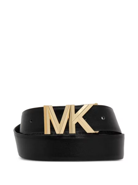 Curea Michael Michael Kors din piele cu imagine cu talie înaltă roz