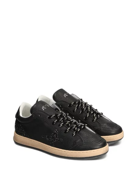 Top Ama Brand din piele negru