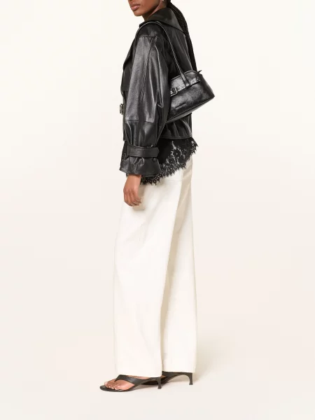 Agolde Džíny S Širokými Nohavicemi Arc Jean chalk white off white bílé