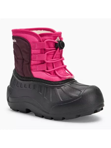 Śniegowce dziecięce Columbia Powderbug Snowlite Lace pink ice/ moonvista różowe