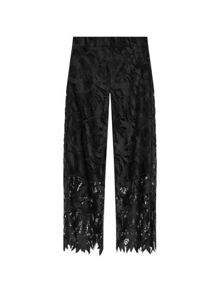 Pantaloni Munthe din dantelă negru