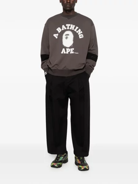 Hanorac A Bathing Ape® cu imagine gri