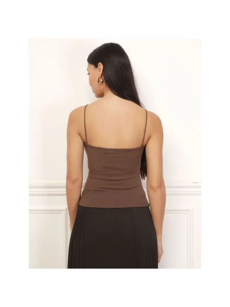 Top La Modeuse smeđa