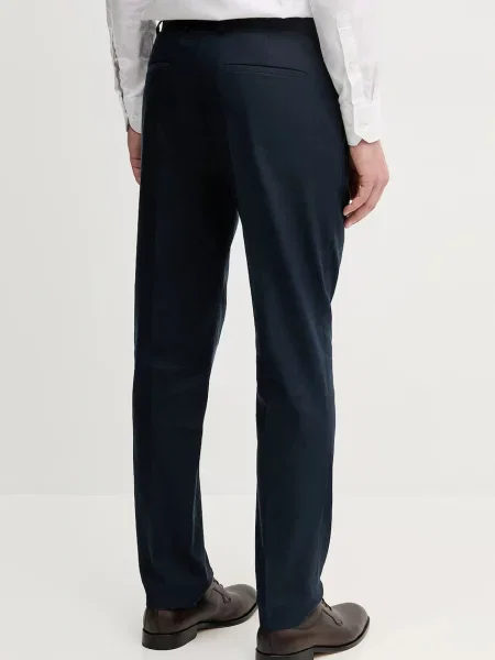 Calvin Klein Nadrág | Tapered fit len hozzáadásával kék