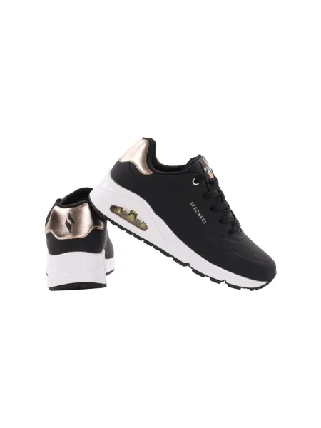 Sneakers Skechers Uno Golden Air negru