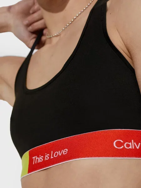 Без підкладки топ Calvin Klein чорний