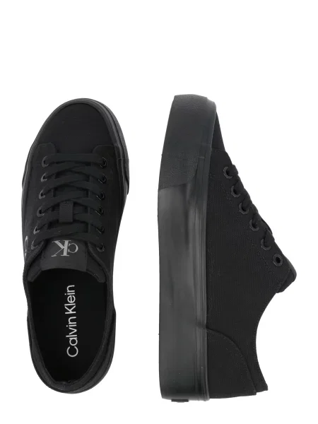 Calvin Klein Nízke tenisky sivá čierna