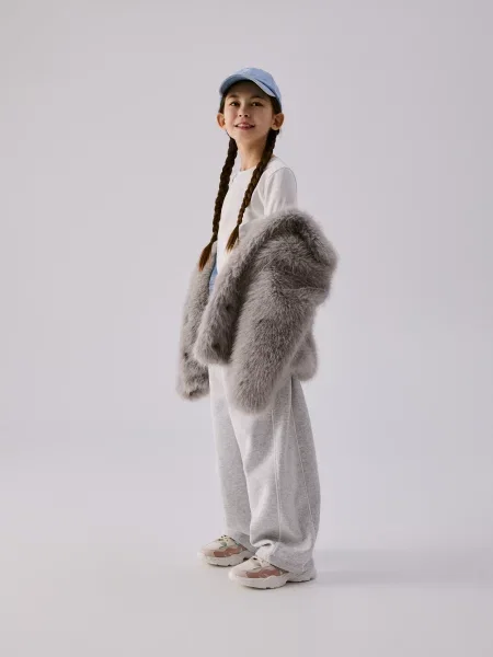 Reserved Утеплені спортивні штани світло-сірий сірі